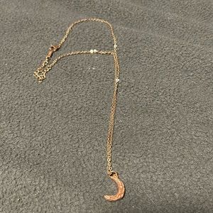 Gold Moon Necklace